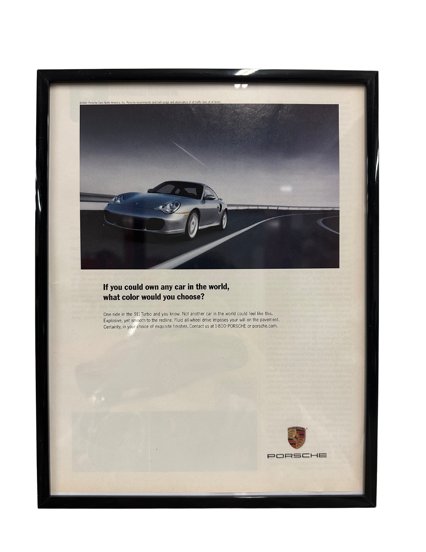 Porsche 996 Turbo Advertisement