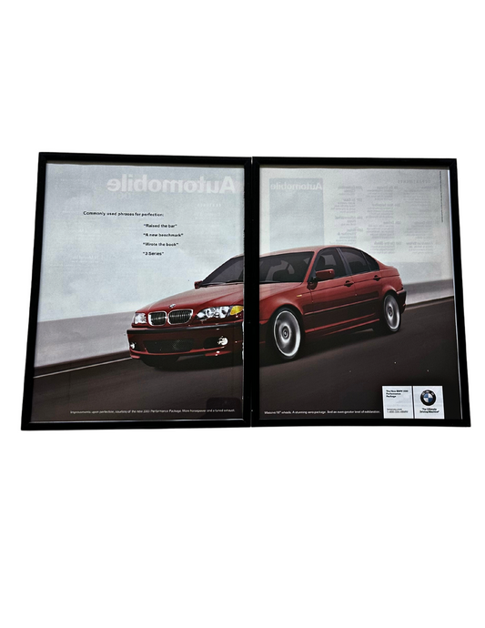 BMW E46 330i ZHP Framed Advertisement